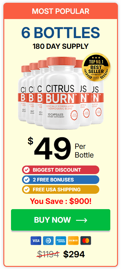 Citrusburn - 6 Bottle